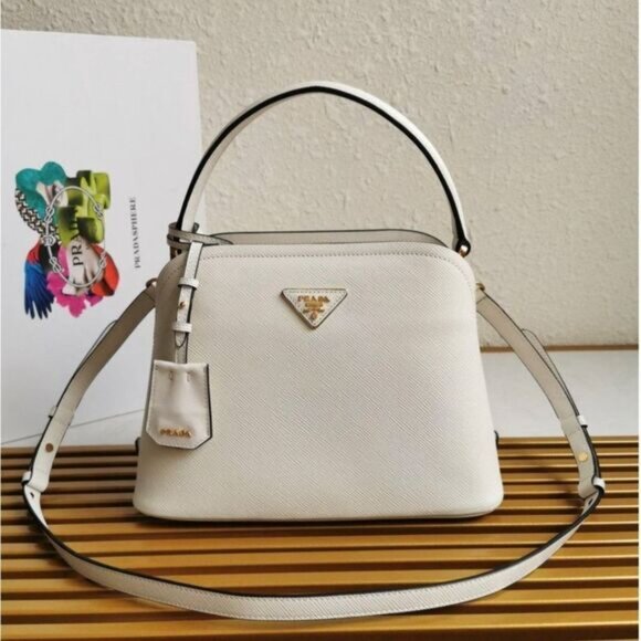 MATINEE SAFFIANO LEATHER PRADA GALLERIA BAG - Picture 1 of 5